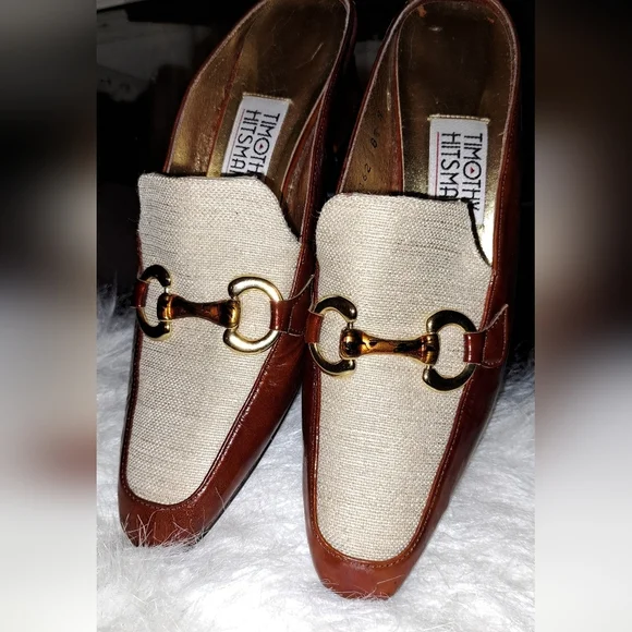 Timothy Hitsman Italian Mules. Trending. Horsebit Hardware on top. Size 8 1\2 - Picture 8 of 8